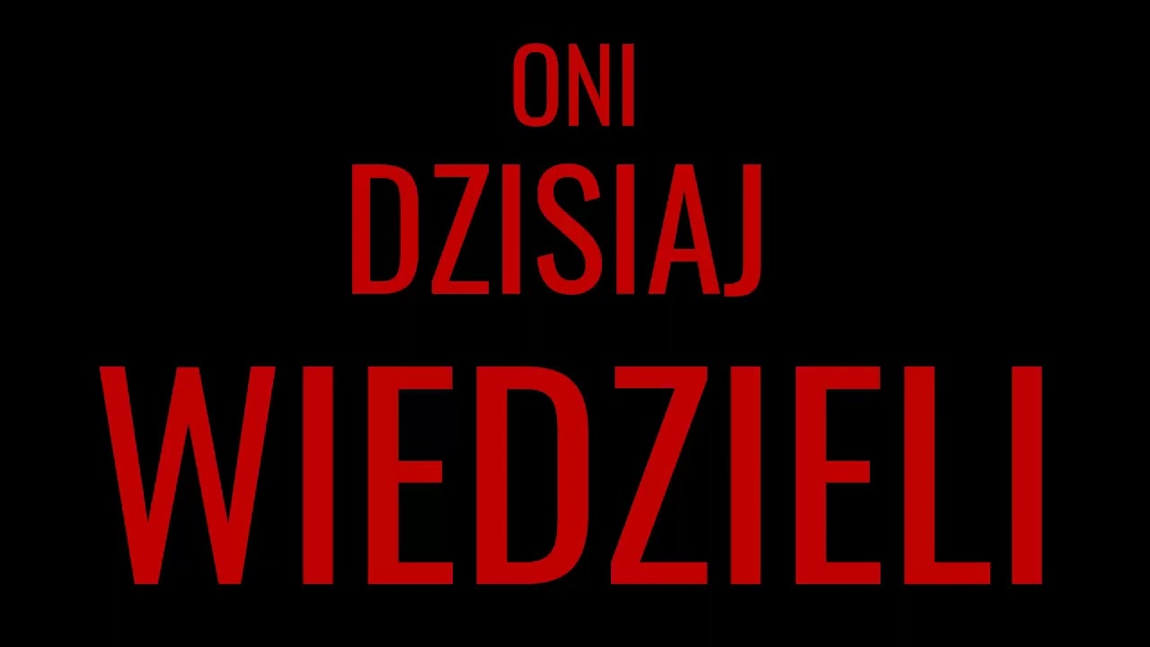ROBERT KACZMARSKI - ONI DZISIAJ WIEDZIELI PROD. PIOTRAZ PTRZ