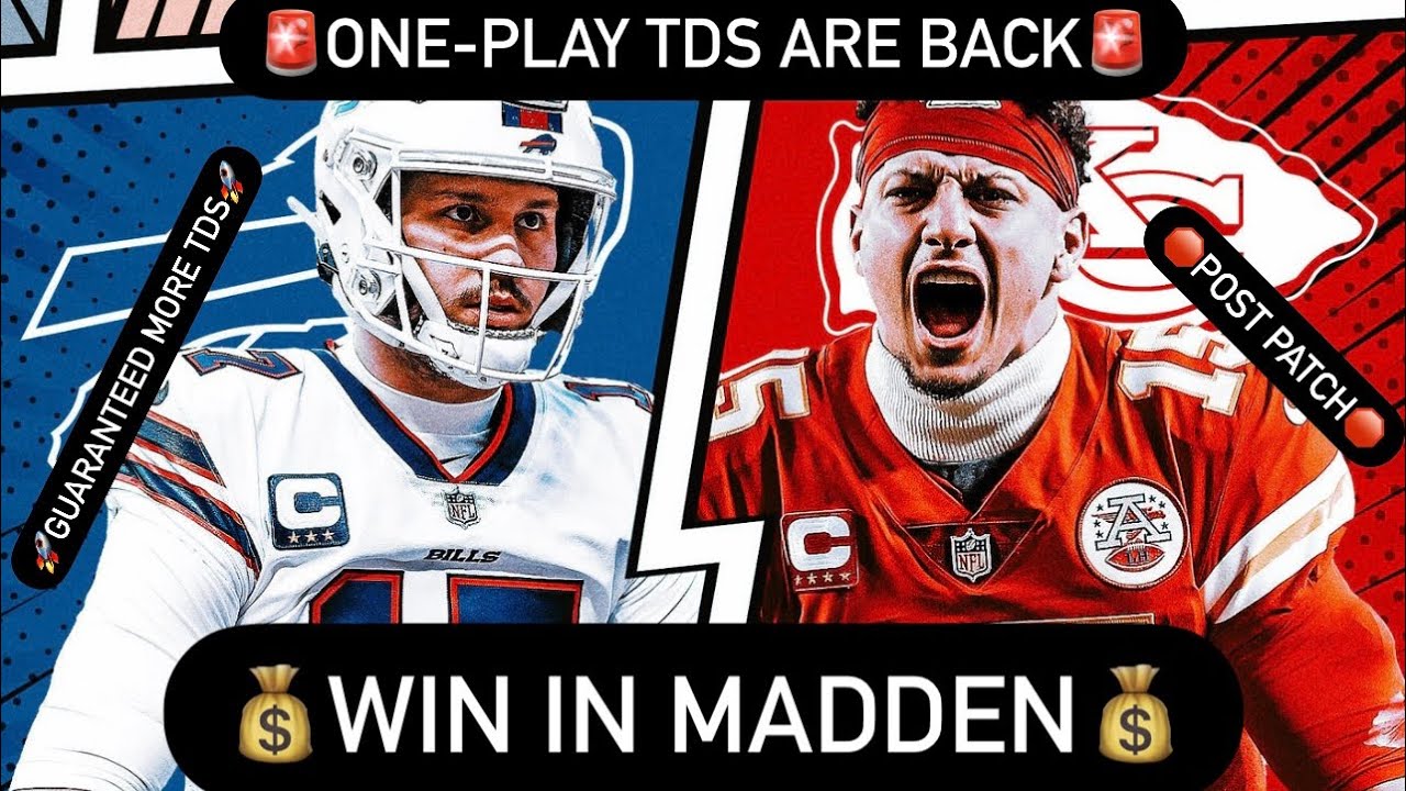 TOP 5 CONSISTENT ONE-PLAY TOUCHDOWNS/ MONEY PLAYS TUTORIAL 🛑 MADDEN 23 🛑 WIN MORE GAMES NOW🚀