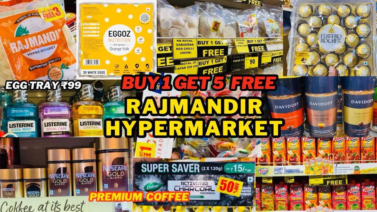 Cheapest grocery product😍 | Buy 1 get 5 free 😱| latest offers😍 | Rajmandir Hypermarket