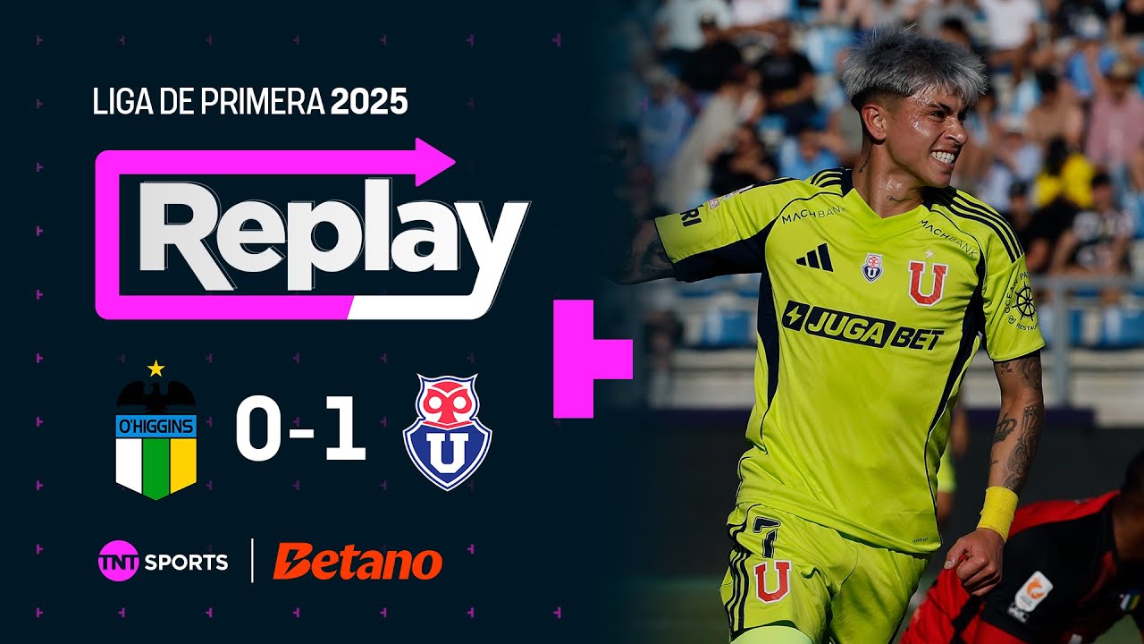 TNT Sports Replay | O'Higgins 0 - 1 Universidad de Chile&nbsp;|&nbsp;Fecha&nbsp;28