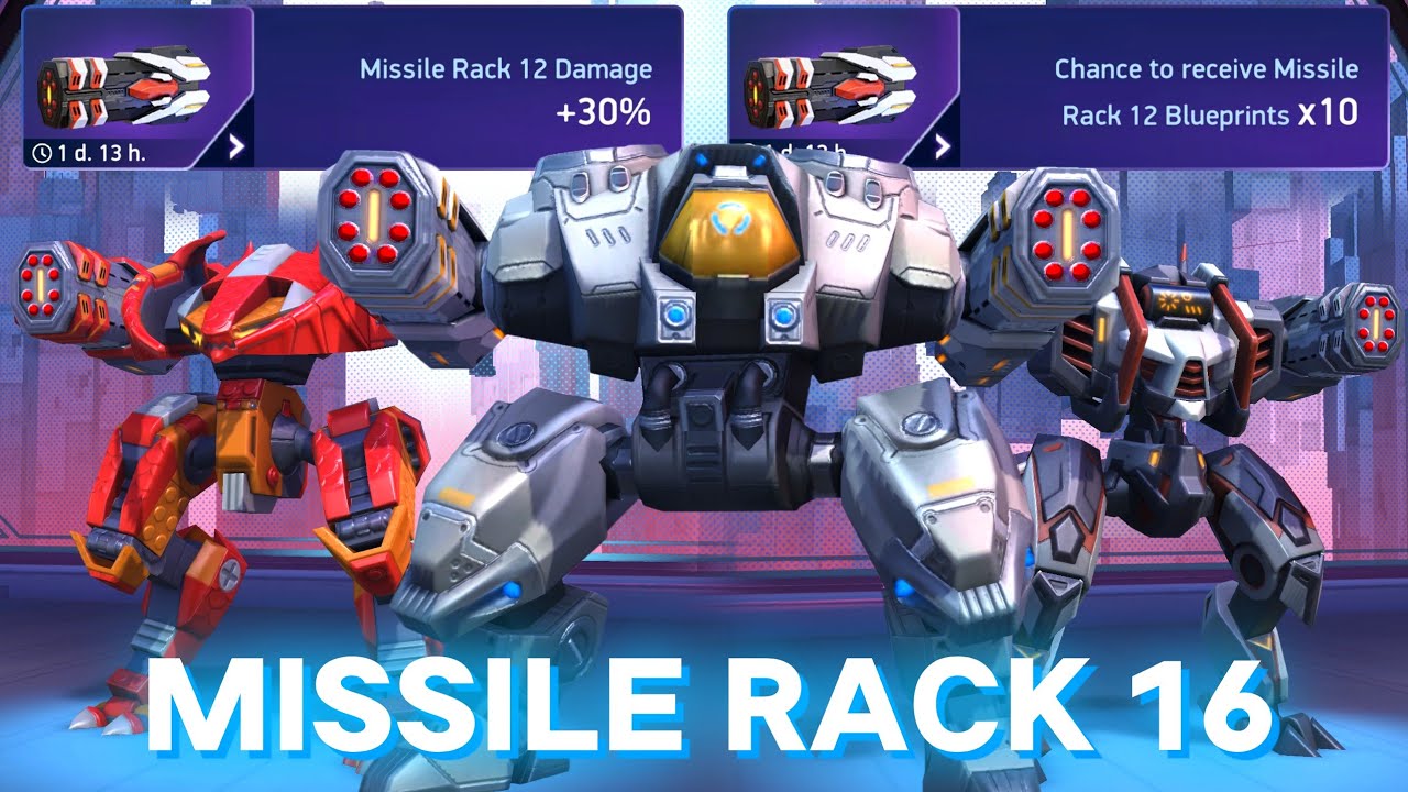 Missile Rack 16 = 12 Modifier - Brickhouse Stalker Orion - Mech Arena