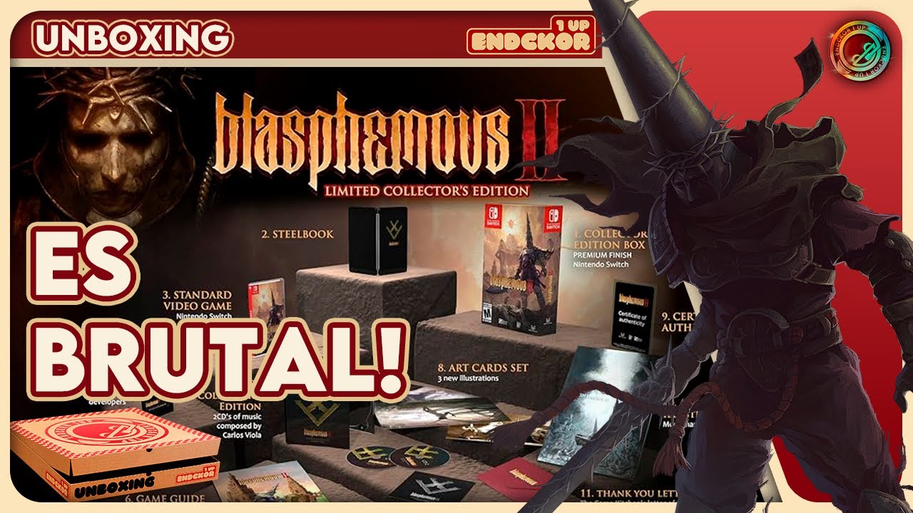 BLASPHEMOUS 2 COLLECTOR´S EDITION de Ninendo Switch | Unboxing y opinión