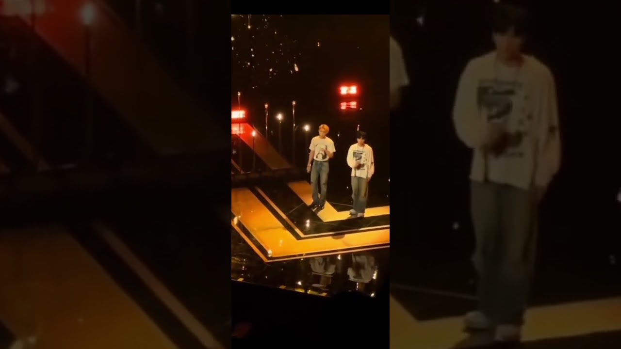taehyun and heeseung Collab stage