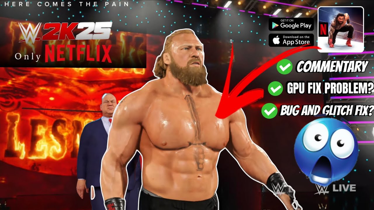 🎉Finnally WWE 2K25 Netflix Edition v0.1157.0 Is Here And I Played A 5 Star Match 🤯🔥