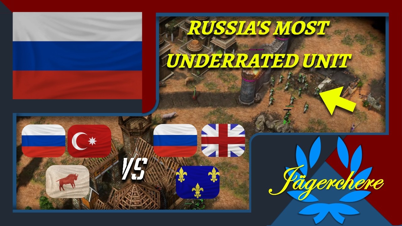 The Power OF THE PAVLOVS | 3v3 Treaty with Russian | AOE III: DE