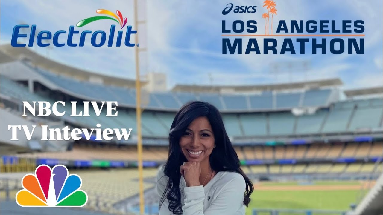 NBC LIVE TV Interview | LA Marathon race tips