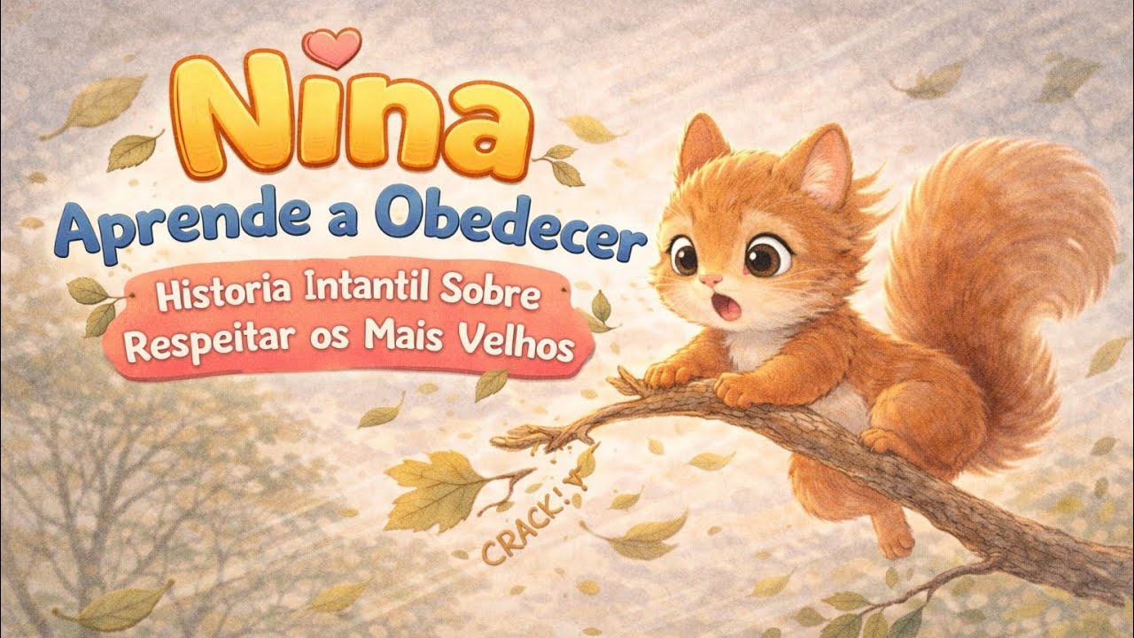 Nina Aprende a Obedecer | História Infantil Sobre Respeitar os Pais 🐿️✨