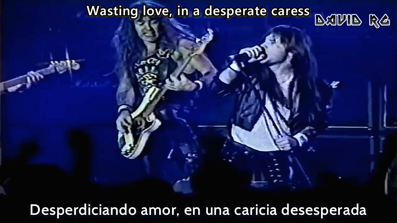 Iron Maiden - Wasting Love Subtitulada al Espa&ntilde;ol [Lyrics] Live M&eacute;xico 1992 HD