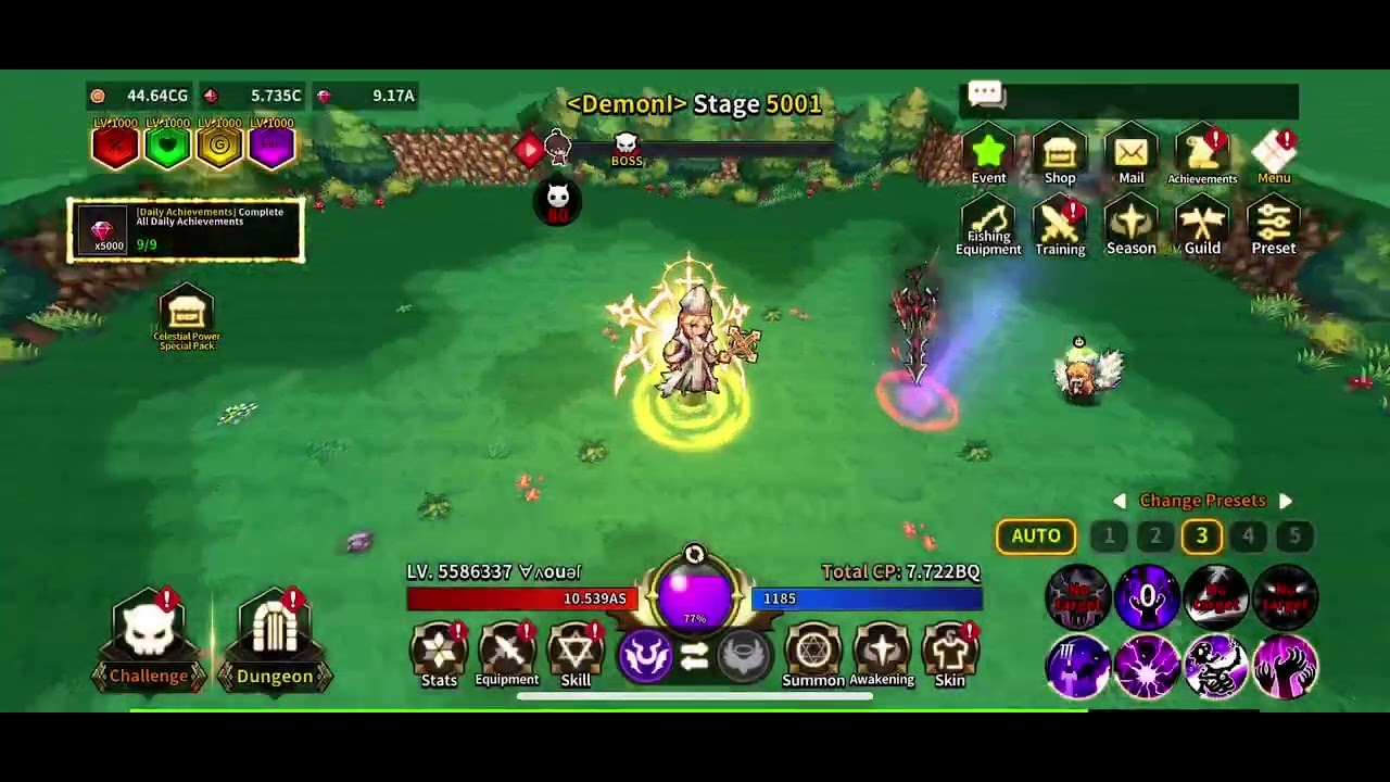 Demigod Idle - Clear Stage 5000 by Erosion CP 