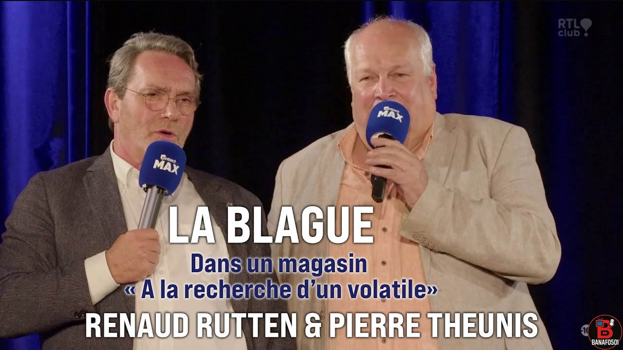 "Vous auriez pas un volatile?"Comment rendre une blague exquise par Renaud Rutten & Pierre Theunis!