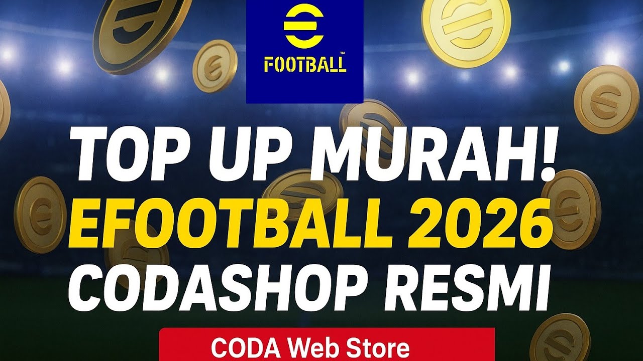 TUTORIAL TOPUP EFOOTBALL 2026 RESMI VIA CODASHOP ‼️MURAH CEPAT DAN AMAN 100%