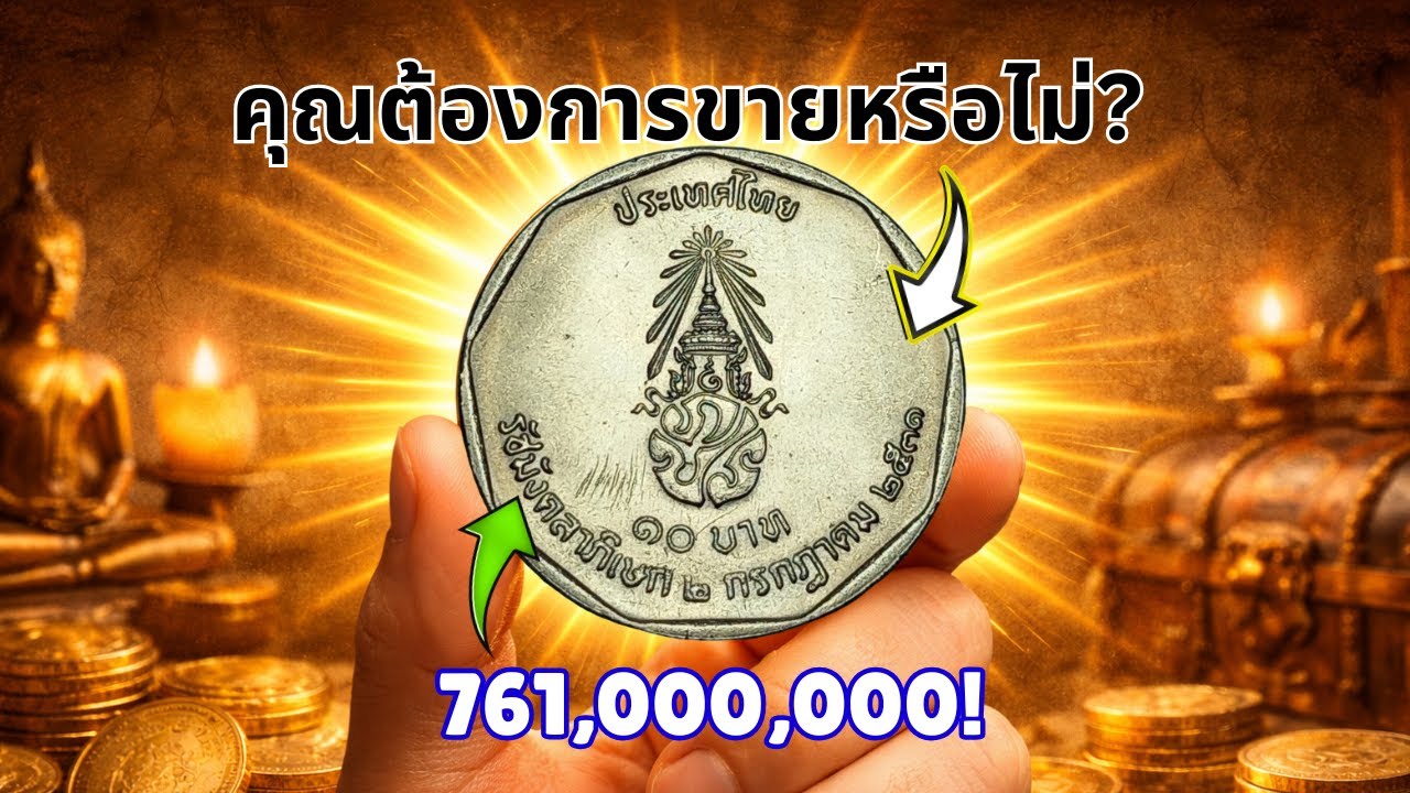ไม่เชื่ออย่าลบหลู่! เหรียญ 10 บาท พ ศ  2531 อาจทำให้คุณรวยโดยไม่รู้ตัว!
