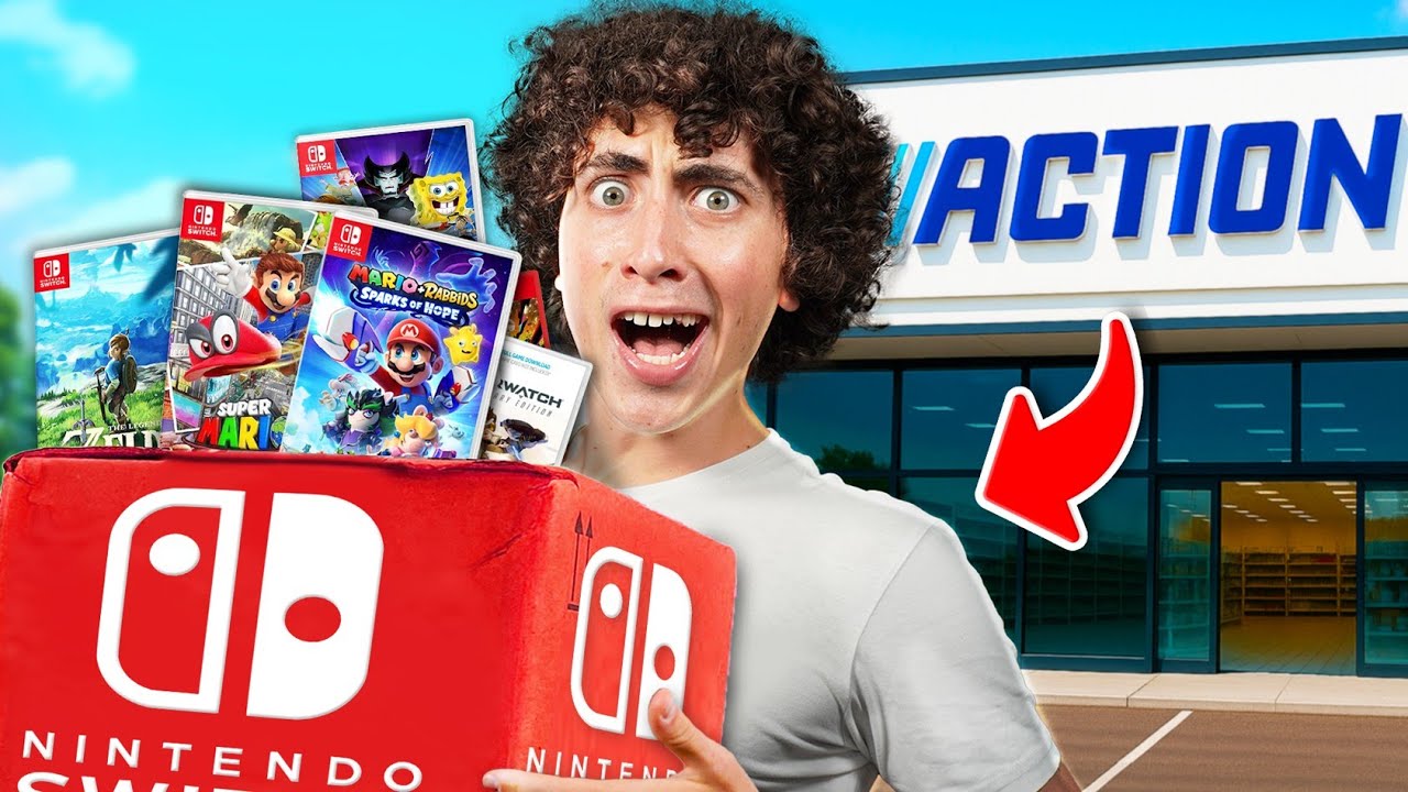 Ho comprato TUTTI i GIOCHI PER NINTENDO SWITCH di ACTION: SCAM?