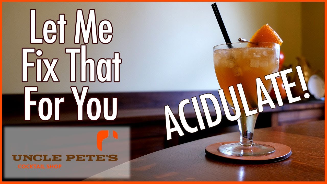 Let Me fix That For You #9 |  Acidulated Orange Juice | Aquavit Tiki?