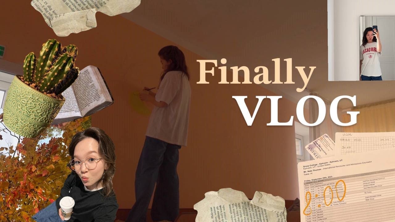 finally VLOG/разрисовываю стены/учусь/подработка