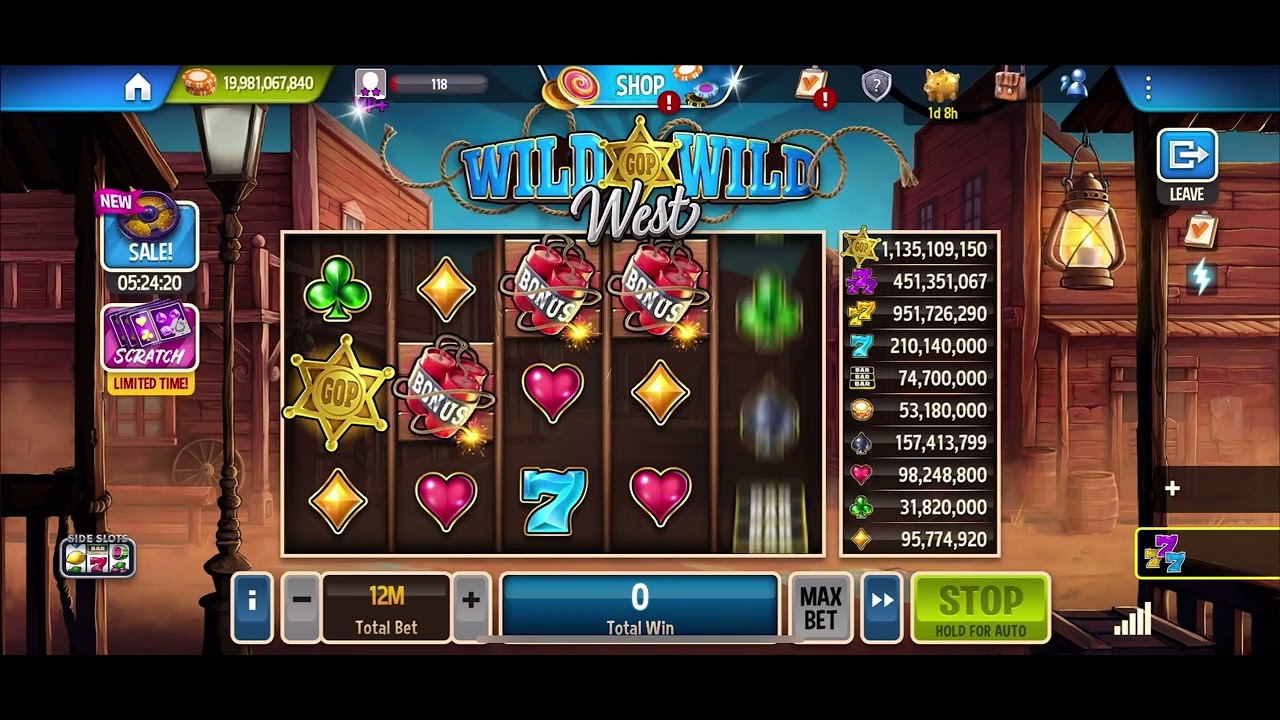 GOP3- Wild West Slots -Huge Jackpot 💰