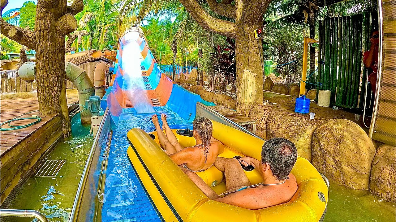 Montanha Russa Water Coaster at Thermas dos Laranjais Waterpark, Brazil