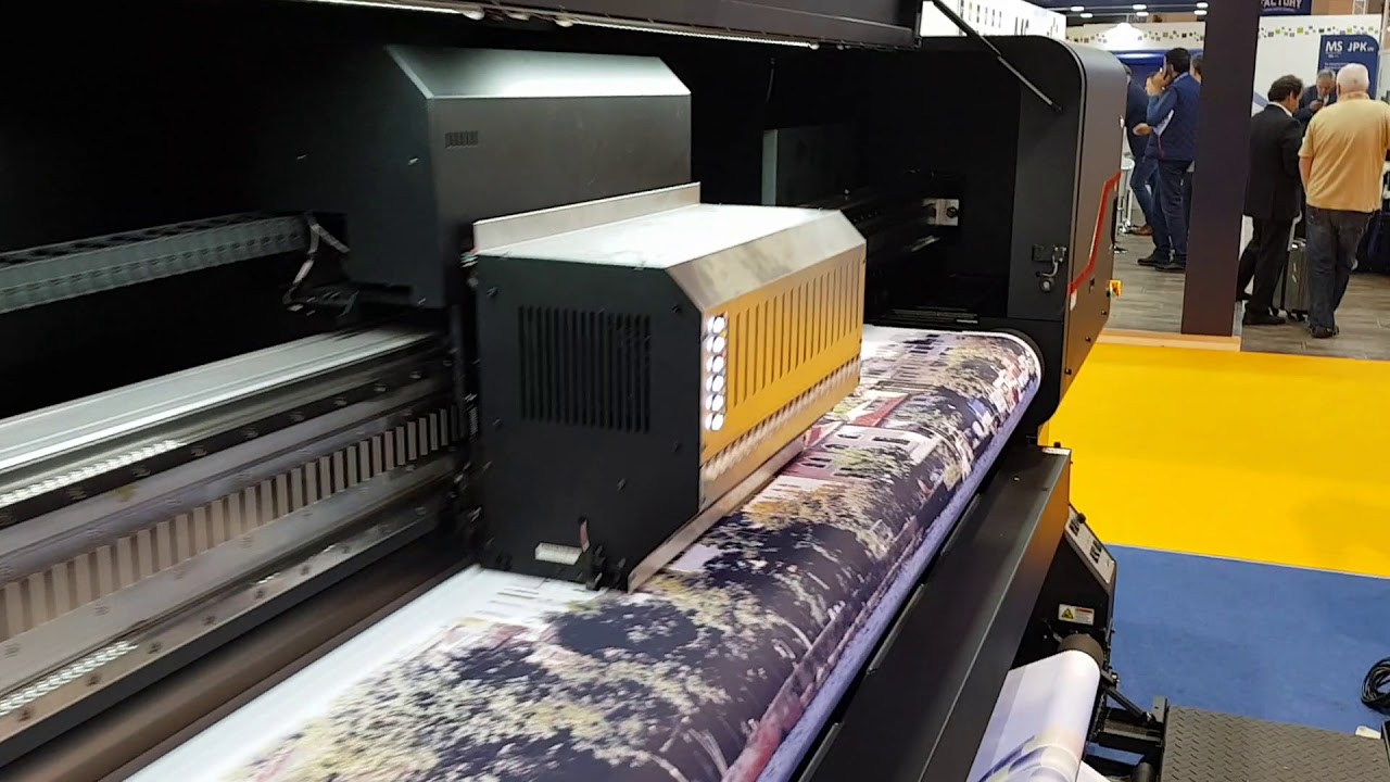 DGEN GRANDE H12 - 3.2m Textile Printer - FESPA Berlin 2018