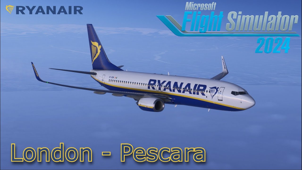 B737-800 Ryanair | London Stansted (STN) to Pescara (PSR)