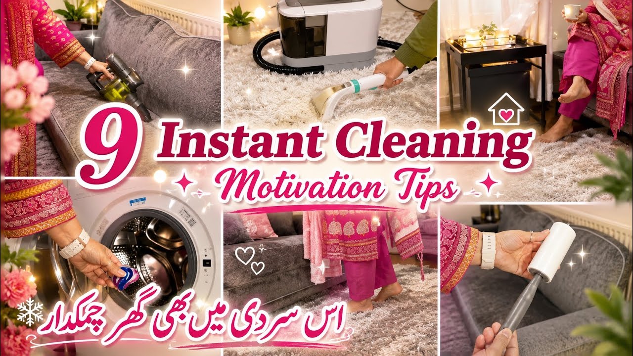 Instant Cleaning Motivational Tips| Cleaning Motivation | Haushof Carpet Cleaner|| Pakistani Mom Uk