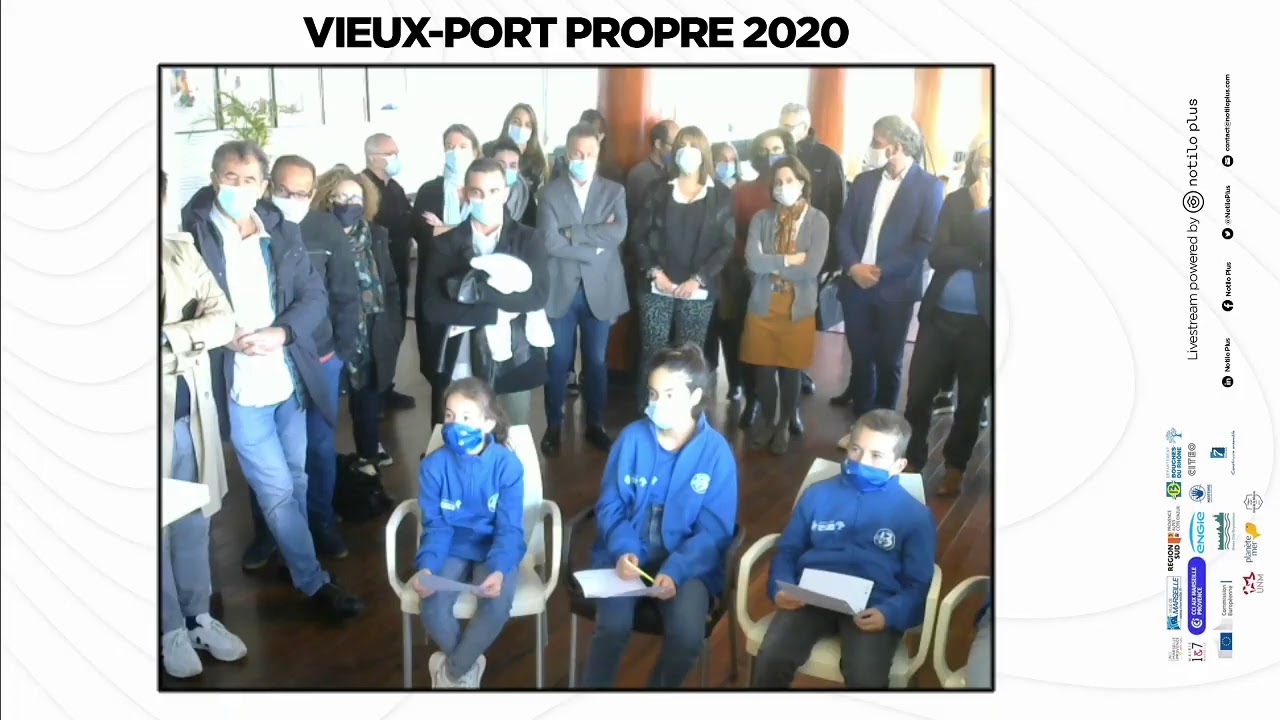Vieux-Port Propre 2020 - Nettoyage du port de l'Anse - Filmé en direct par Seasam