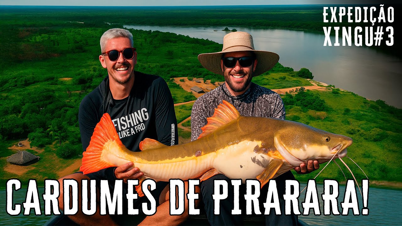 ISSO &Eacute; PESCA DE VERDADE! CARDUMES DE PIRARARA no cora&ccedil;&atilde;o do Xingu! EXPEDI&Ccedil;&Atilde;O XINGU#3 #pescaria