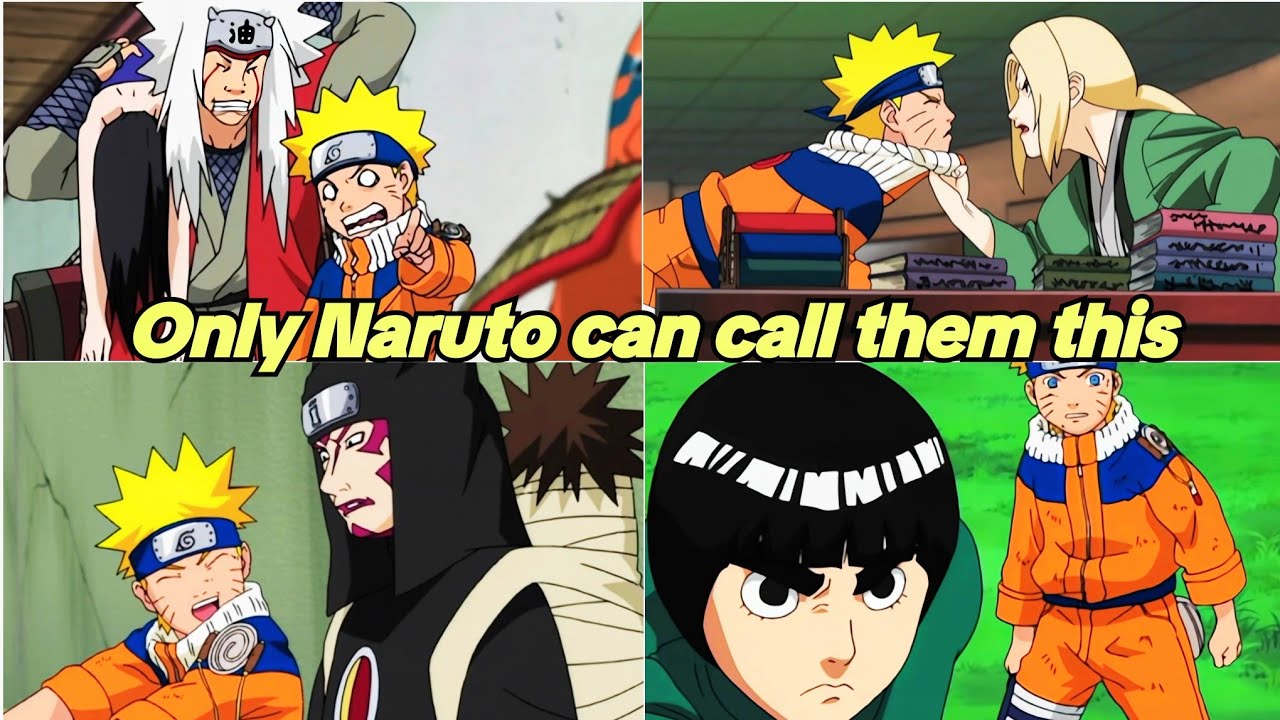 Naruto’s Made-Up Names Are Hilarious 😂| Naruto Funny Moments English Dub