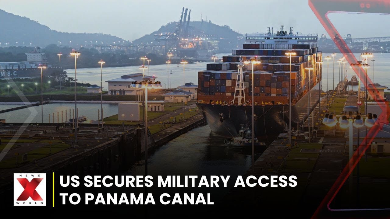US Gains Military Access to Panama Canal in Landmark Deal | NewsX World