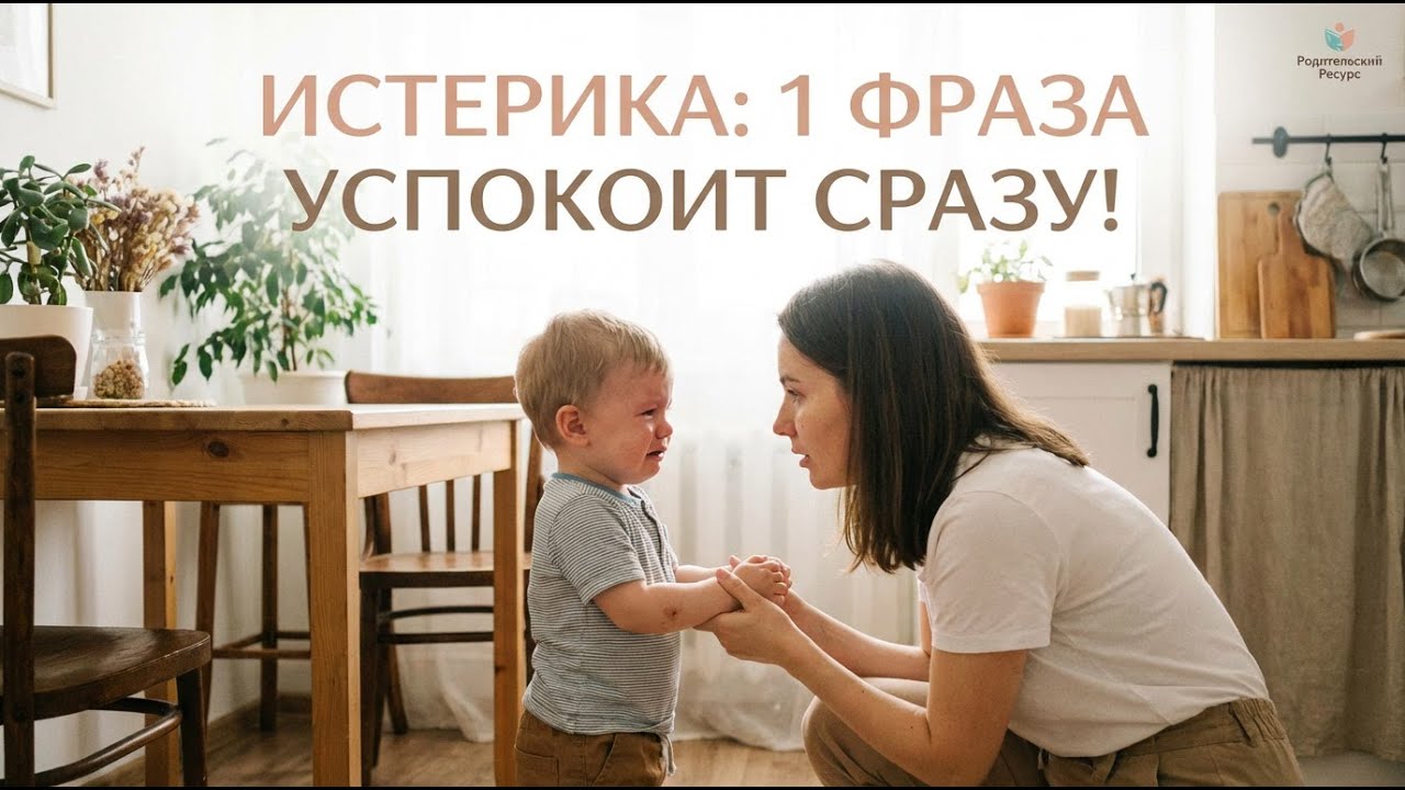 Истерика ребёнка: манипуляция или срыв? Одна фраза, чтобы успокоить