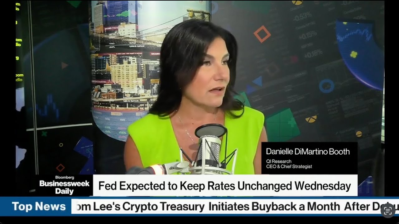 What is ahead for the Fed?  Danielle DiMartino Booth talks with Bloomberg to discuss.