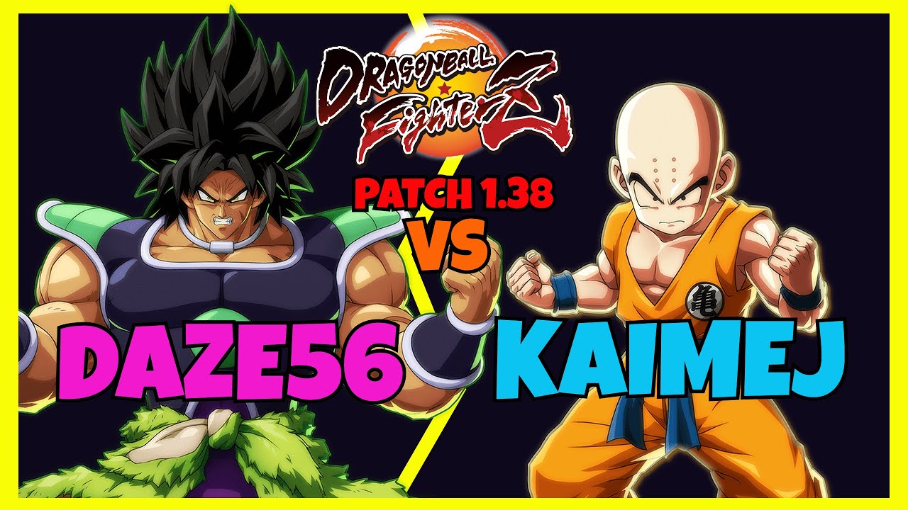 DBFZ - DAZE56 vs KAIMEJ gameplays (Kefla, Super Broly, Base Vegeta vs Baby 2, Super Broly, Krillin)