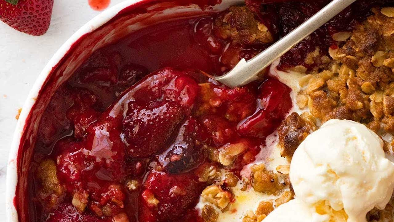 Strawberry Crumble