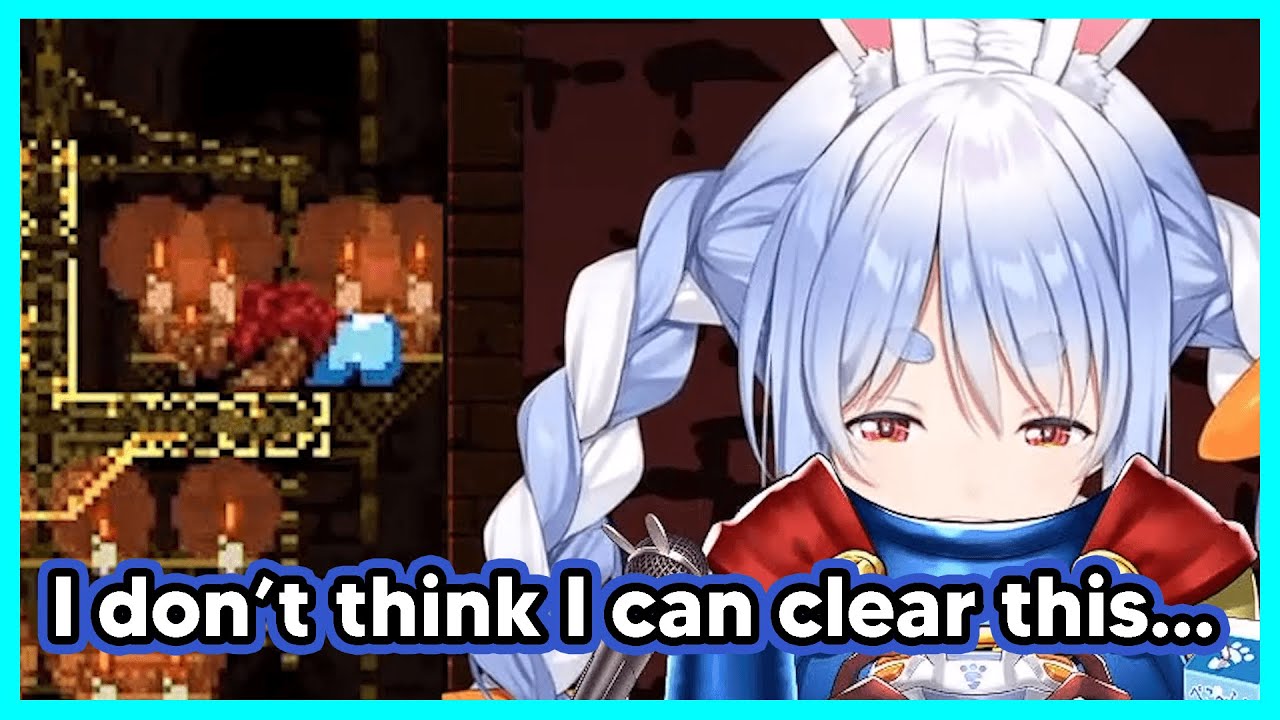 Pekora cries after falling over for countless of times【Jump King】