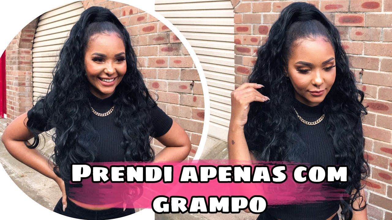 APLIQUE SOMENTE COM GRAMPO/ PENTEADO DAS GRINGAS