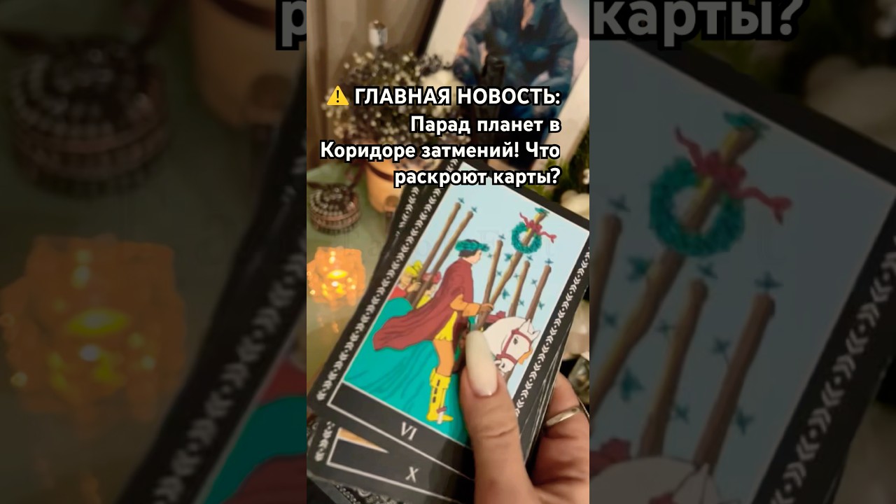 ⚠️ ГЛАВНАЯ НОВОСТЬ: Парад планет в Коридоре затмений! Что раскроют карты? #таро
