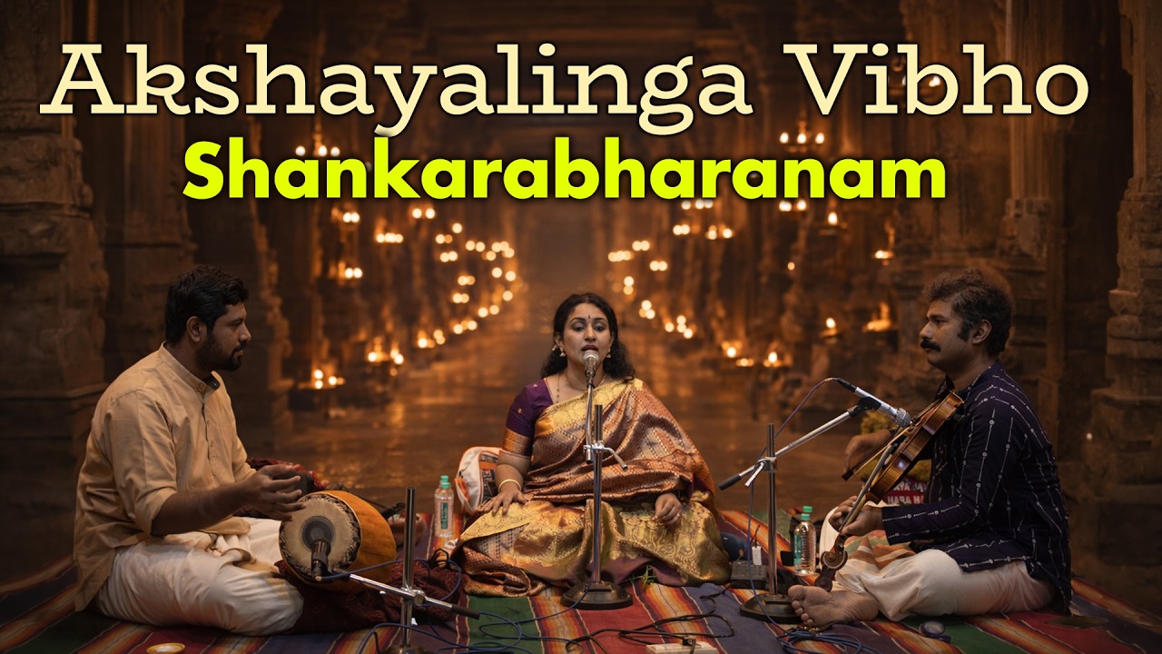 Akshayalinga Vibho | Classical Shiva Kriti | Muthuswami Dikshitar | Carnatic Music | Shivan Song