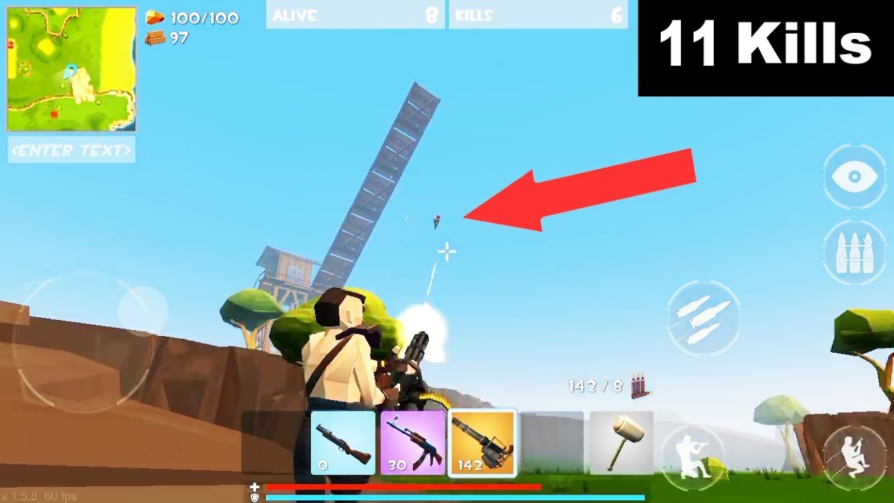 Rocket Royale - 11Kills - iOS/Android Gameplay #3
