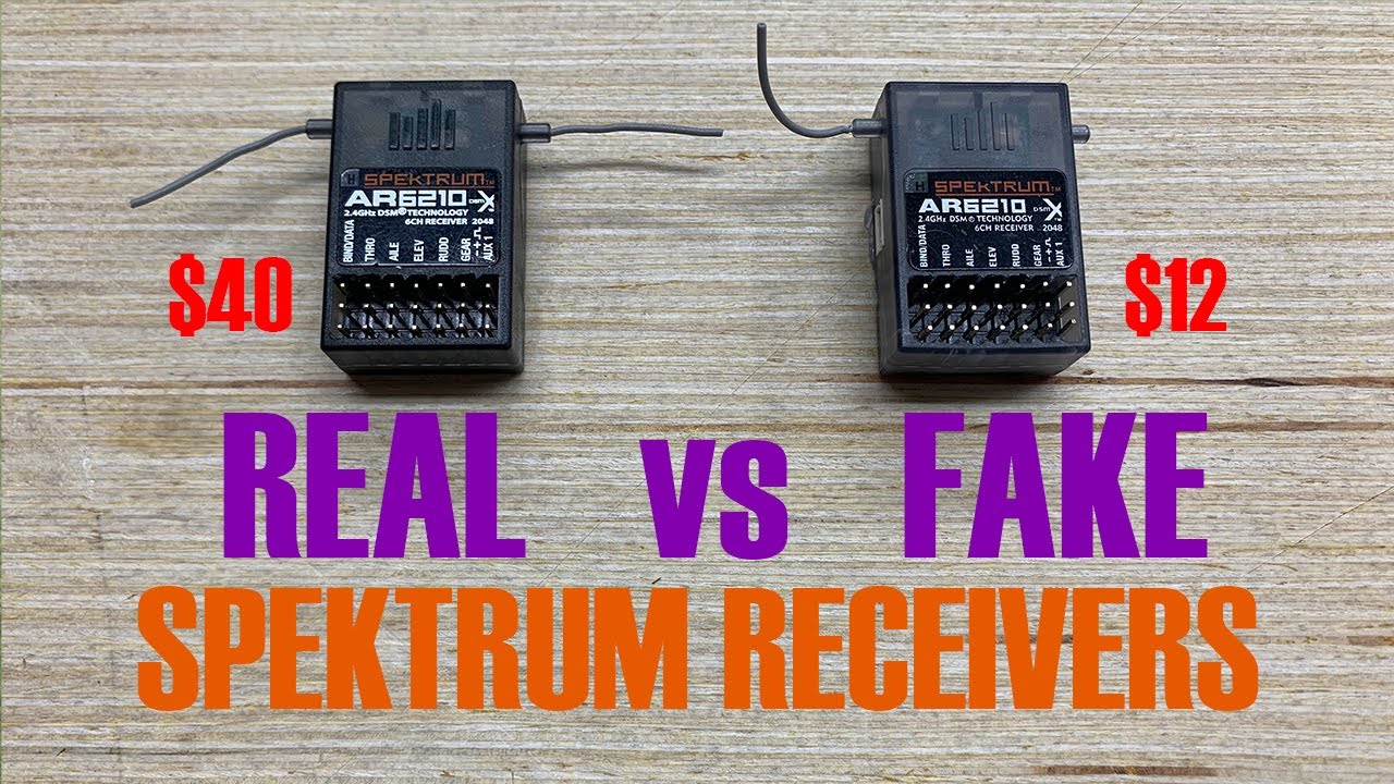 REAL vs FAKE Spektrum AR6210 Receivers | Don't Get Scammed!