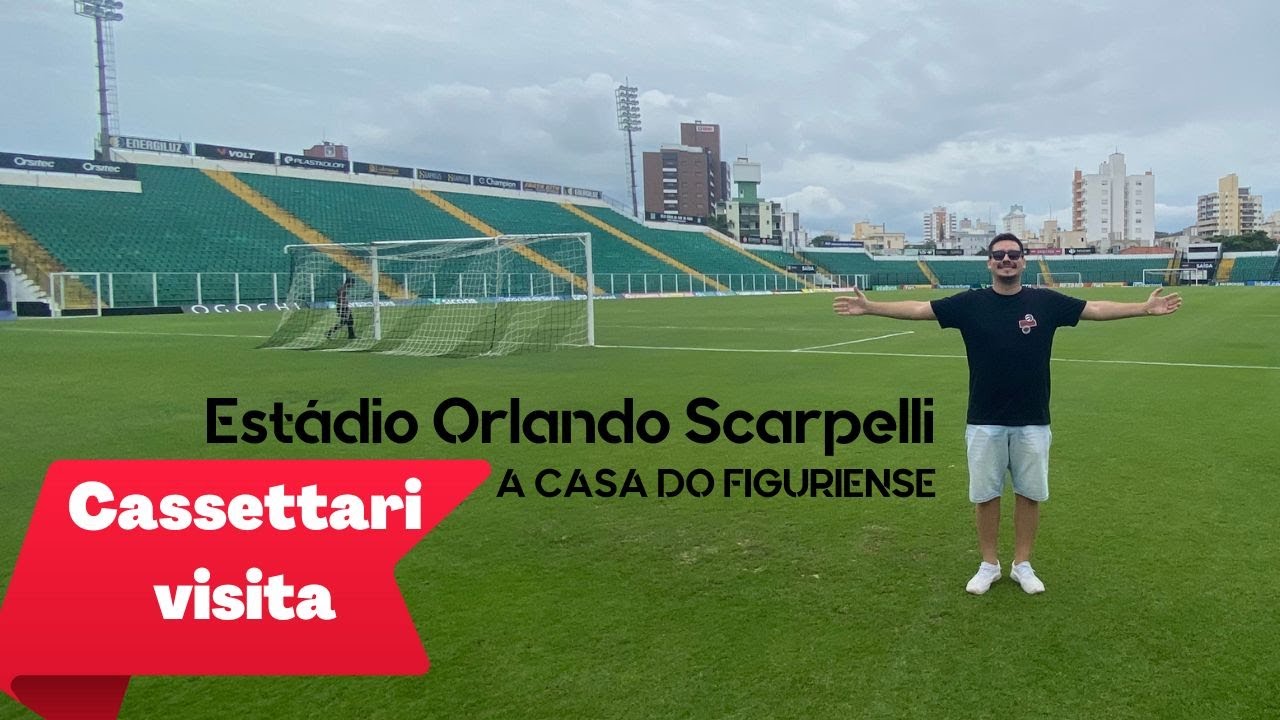 CASSETTARI VISITA: ESTÁDIO ORLANDO SCARPELLI. A CASA DO FIGUEIRENSE FUTEBOL CLUBE