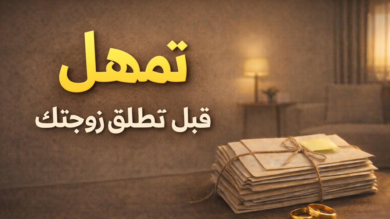 10 رسائل للزوج قبل أن يطلق زوجته | سلطان العمري