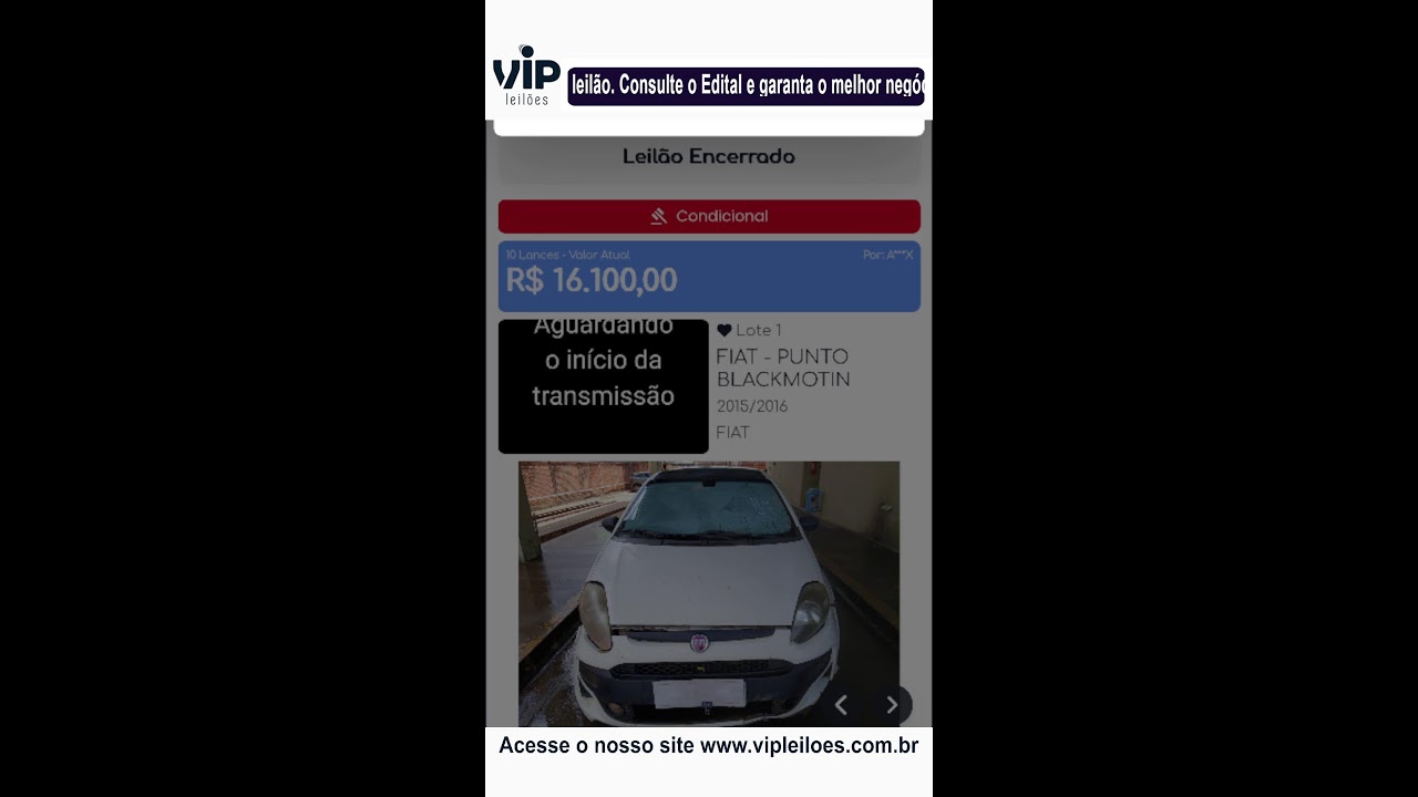 Vip Leilões convidou você