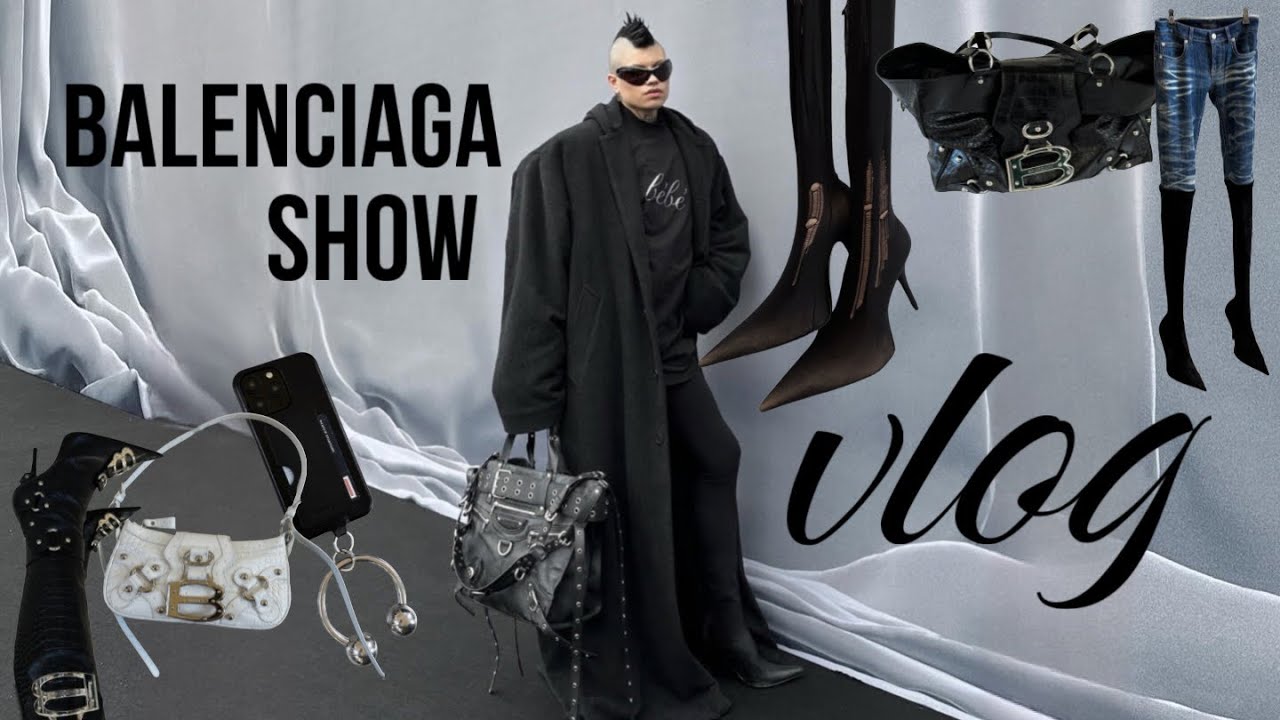 almost missed the balenciaga show?? // paris vlog🖤💋