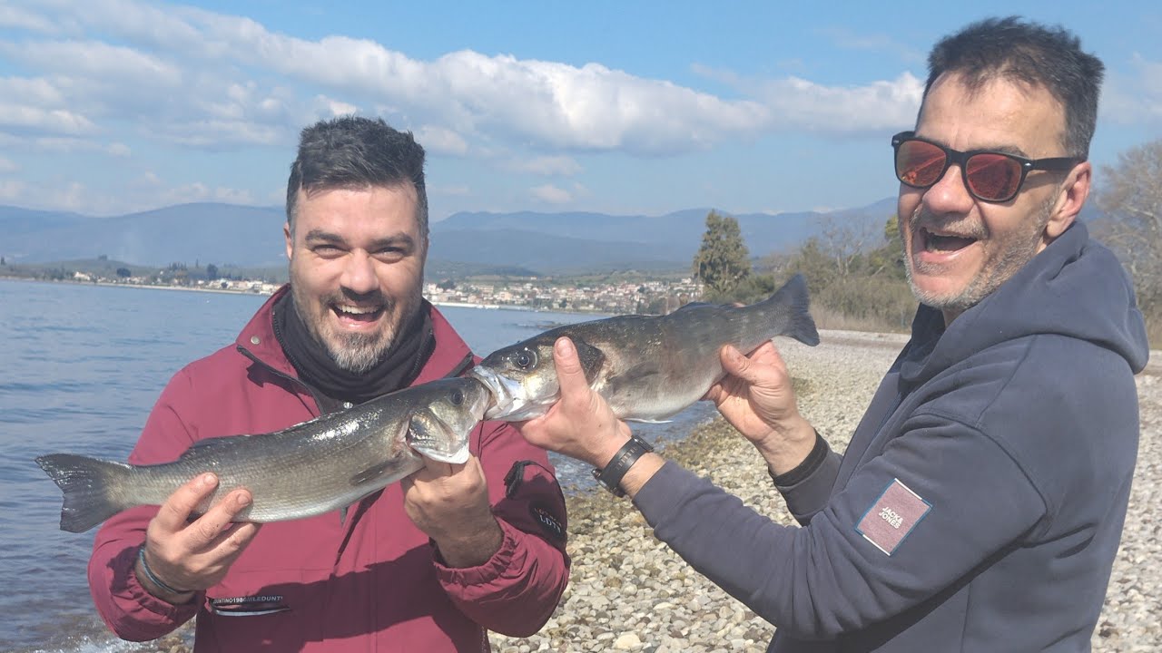 Τα λαυράκια του Καραβόμυλου με πολύ καλούς φίλους 