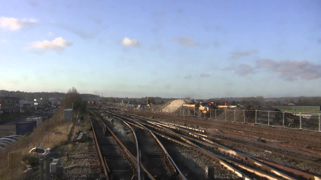 Class 60 Cab ride, Theale to Moreton cutting, Didcot, 2011
