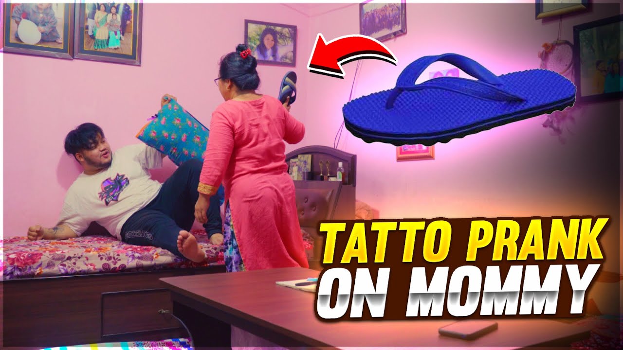 Tattoo Prank  On Mother😲 ||Chappal Attack On 2B Gamer ||Prank Gone Wrong ||Garena Freefire