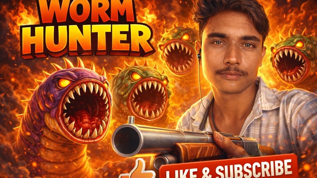 Worm Hunter Gameplay Hindi 🐛 | New Snake Worm Game 2026