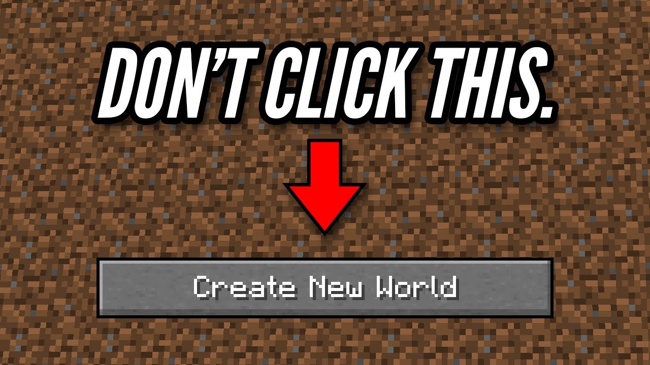 Stop Quitting Your Minecraft Worlds