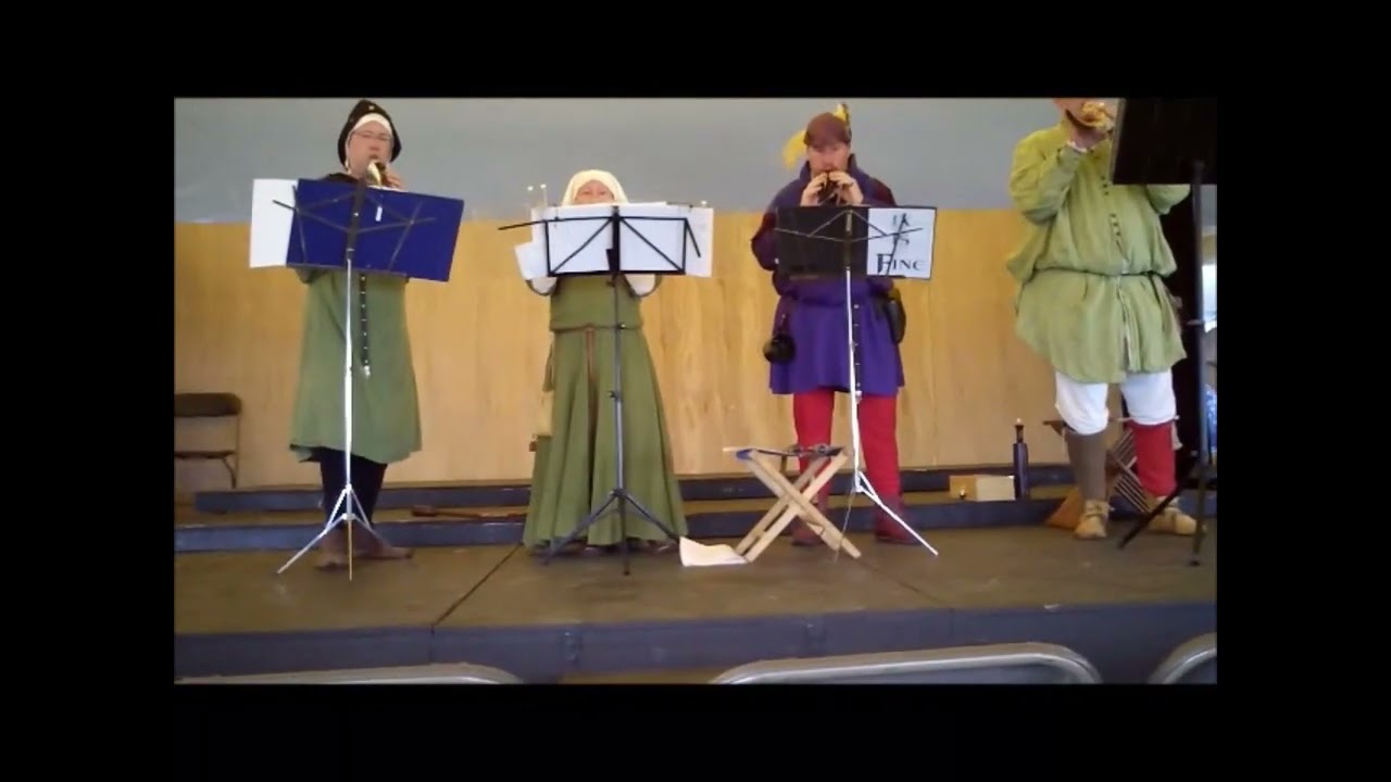 Canzona La Bottana on gemshorns