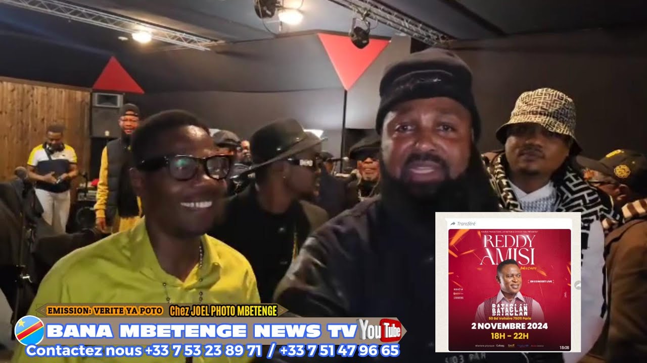 DERNIER REPETITION YA REDDY AMISI POUR BATACLAN EYINDI PARIS AZALAKA BOYE LA MUSICA
