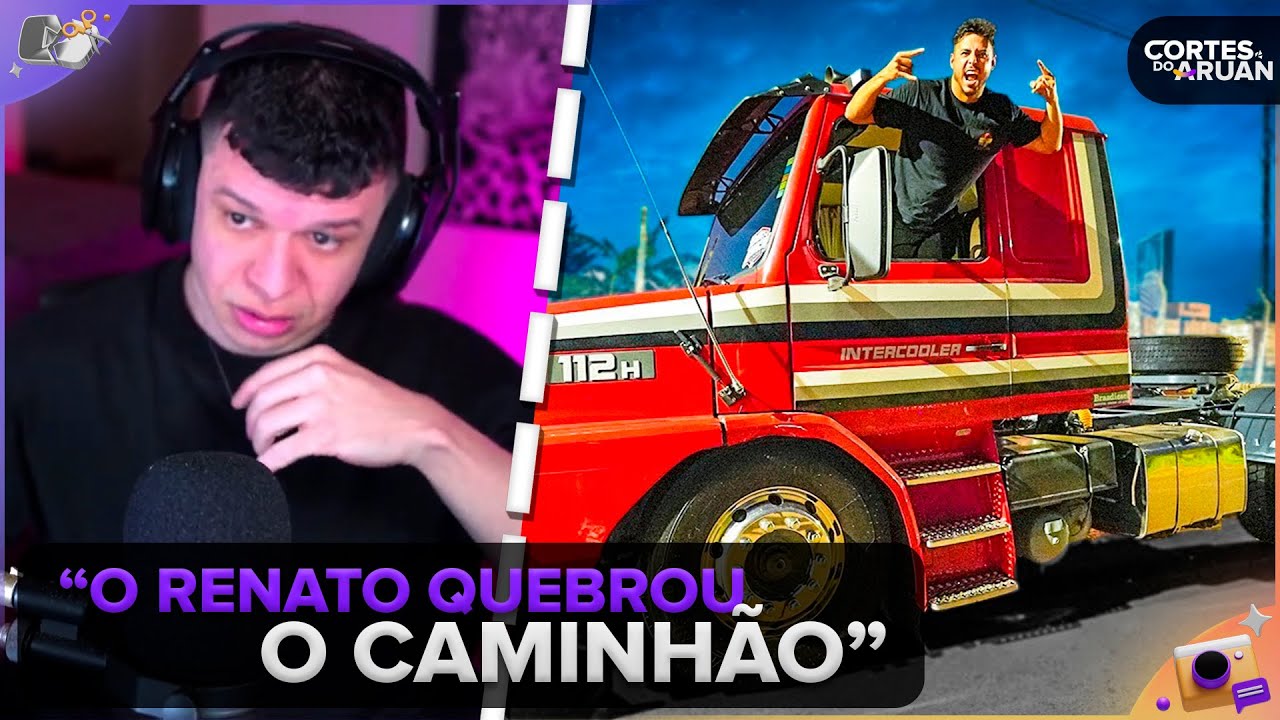 ARUAN REAGE: A VINGANÇA - ROUBEI O CAMINHÃO DO BRUNO GARCIA ! (RENATO GARCIA) - Cortes do Aruan